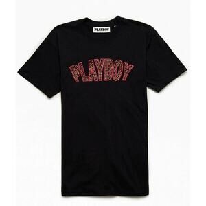 Playboy by PacSun Vegas Rhinestones Black T-Shirt
